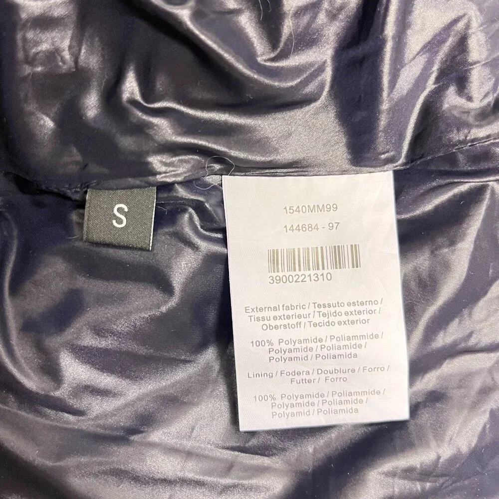 NWOT MSGM Women's Down Puffer Jacket Size S Three-Quarter Sleeve - Picture 12 of 16